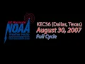NOAA Weather Radio KEC56 Dallas Texas August 30 2007 Full Cycle