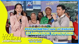 Love Tonipet And Everythaaang | Self-Doubt to Psychometrician Topnotcher! | Highlights
