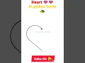 Heart in python turtle graphics