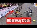Download Lagu Breakaway Crash In Tour de France 2025 Stage 1 - Benjamin Thomas Gives His All For Mountain Points