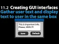 AutoIt Scripting Tutorial 11 2 The GUI - Take user text input manually set text
