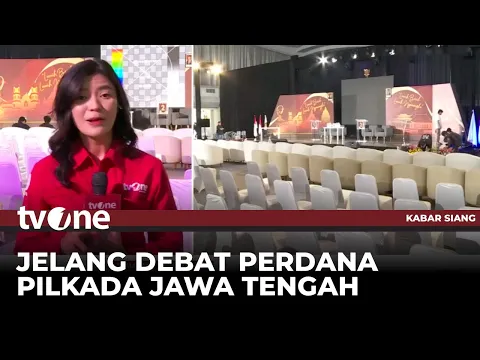 Persiapan Jelang Debat Perdana Pilgub Jateng