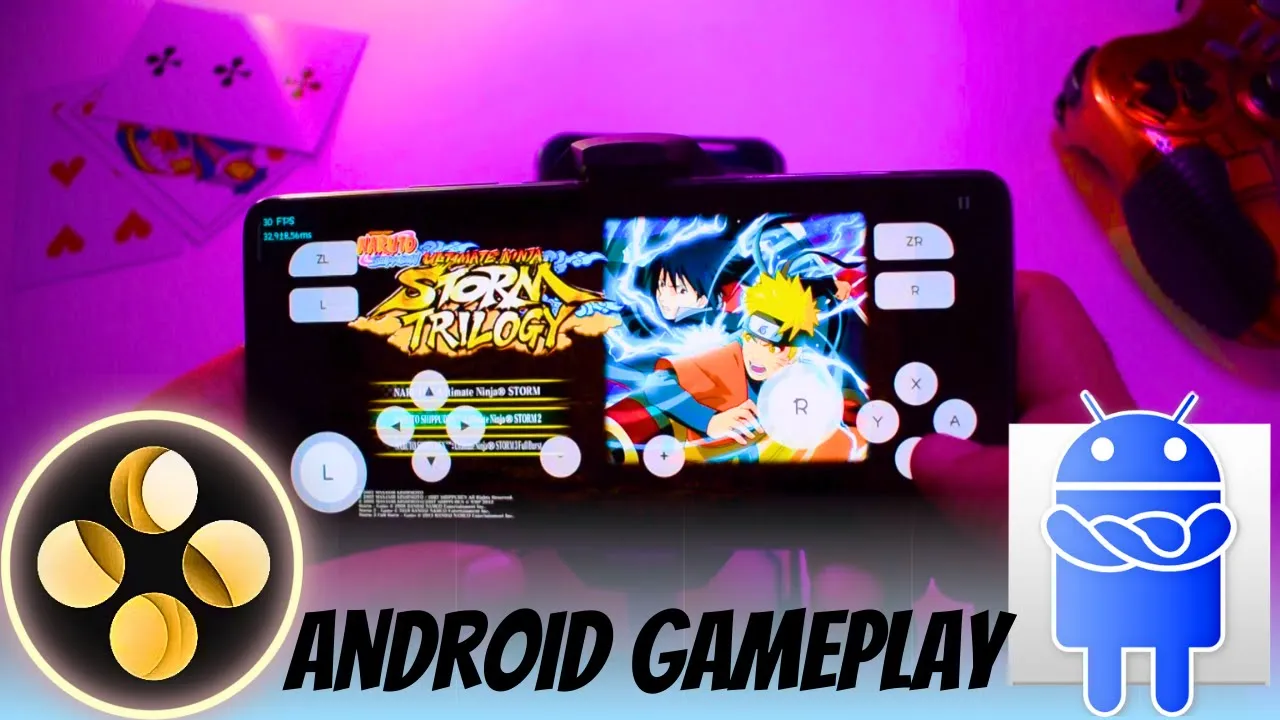 Naruto Shippuden Ultimate Ninja Storm Trilogy Android Gameplay-Skyline Emulator Edge - Mali GPU