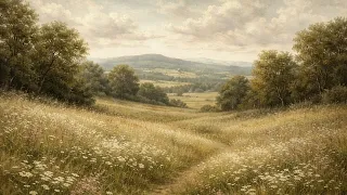 Wildflower Meadow & Distant Hills