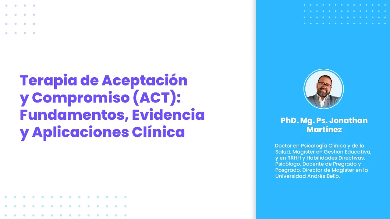 Terapia de Aceptación y Compromiso (ACT): Fundamentos, Evidencia y Aplicaciones Clínica