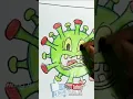 corona virus drawing - new design science drawing academy