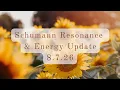 Schumann Resonance Energy Update 8 7 26