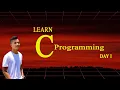 First Program in C Language Day 1 Print Hello World
