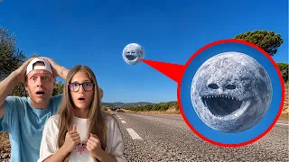 Si ves ESTO en la LUNA de día, ¡CORRE! (hombre Luna ya está aquí) | Arina Dance Stories