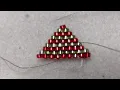 Lagu bead weaving - kralen weven, de baksteentjes ( brick stitch ) #2 - voor prille beginners