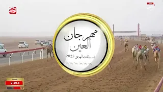 الشوط 5 شاهين لـ حمد محمد علي بن عويمر الدرعي 6 03 13 مهرجان العين للهجن 2025 9 17 إيذاع الروضة 