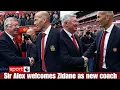 Download Lagu SIR ALEX FERGUSON WELCOMES ZIDANE TO MANCHESTER UNITED IN LEGENDARY HANDOVER