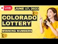 Colorado Evening Live drawing Results June 17 2023 Pick 3 Cash 5 Colorado Lotto - Mega Millions