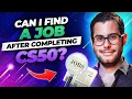 Can I find a job after completing CS50