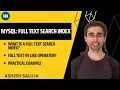 MySQL Full-Text Search Practical Examples Comparison with LIKE Operator - Hindi