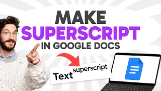 How to Do SUPERSCRIPT in Google Docs Step by Step