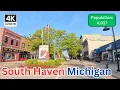 Driving Through South Haven Michigan Lake Michigan Beach Town Tour in 4K