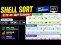 Shell Sort Made Easy With Simple Example Step-by-Step Tutorial