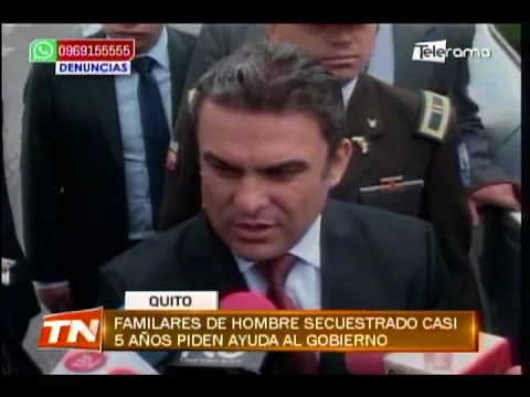 Familiares de hombre secuestrado casi 5 años piden ayuda al gobierno