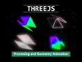 Three js tutorial Basic Geometry animation and post processing