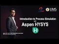 Introduction to Aspen HYSYS MC