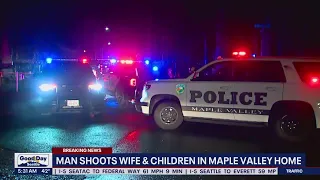 Man shoots wife their 2 adult children in Maple Valley home