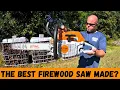 The BEST Firewood Saw Made Stihl MS261 CM