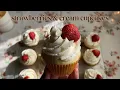 Strawberries and Cream Cupcakes Bake With Me
