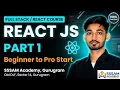 React JS Course 2026 Part 1 Why React Virtual DOM Explained Coding with Sudhir SSSAM Academy