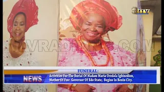 activities for the burial of mother of fmr gov of edo chief lucky igbinedion begins