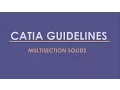 MULTISECTION SOLID is a SKILL you must master in CATIA 2017