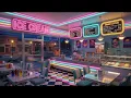 1980s Ice Cream Shop Ambience