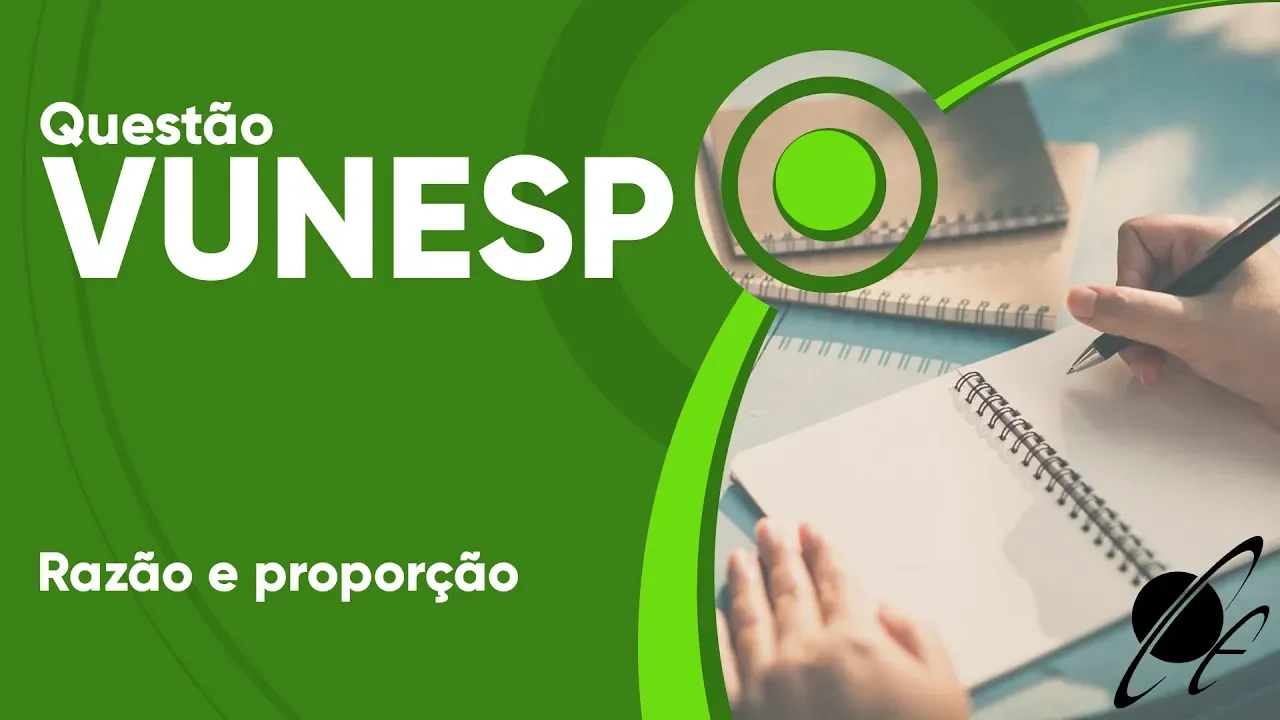 VUNESP 2019 - Escala/Razão (questão resolvida) - P. M. de Sorocaba