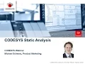 Webinar CODESYS Static Analysis E