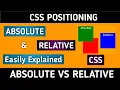 CSS Absolute vs Relative Position easily EXPLAINED