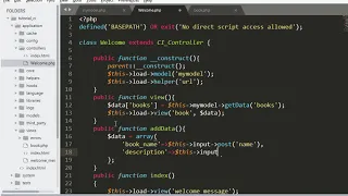 CodeIgniter Easiest Approach for Beginners Part 1