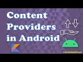 How to use the Android Content Provider and Resolver