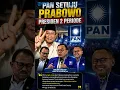 PAN Setuju Prabowo Presiden 2 Periode