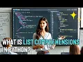 What is List Comprehensions in Python Learn Python