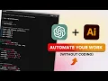 Automate Illustrator in Seconds with ChatGPT