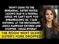 Sister Said My Fiance s Dad Is A Federal Judge - Until He Called Me Your Honor At Dinner