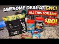 INSANE GNC HAUL All This for ONLY 80 Don t Sleep On GNC