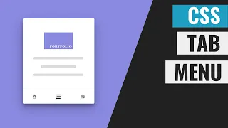 HTML CSS Amazing Tab Menu