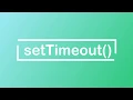 JavaScript Tutorial setTimeout