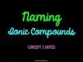 OLD Unit 8 Ionic Bonds Notes