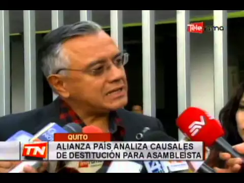 Alianza País analiza causales de destitución para asambleísta