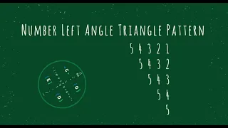 67 Number Left Angle Triangle Pattern without any pre-defined method using while loop in Python