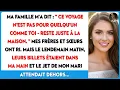 Lagu Ma famille m'a abandonnée, mais le jet de mon mari a atterri devant chez eux le lendemain.