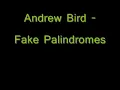 Andrew Bird - Fake Palindromes
