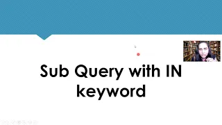 26 SQL - Subqueries